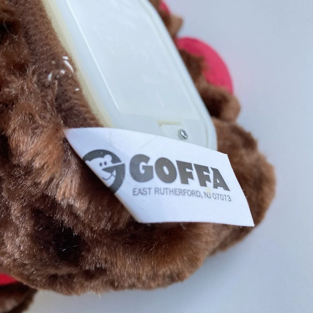 Goffa Animated Merry Bright Musical Reindeer Plush Jingle Bells Holiday 12